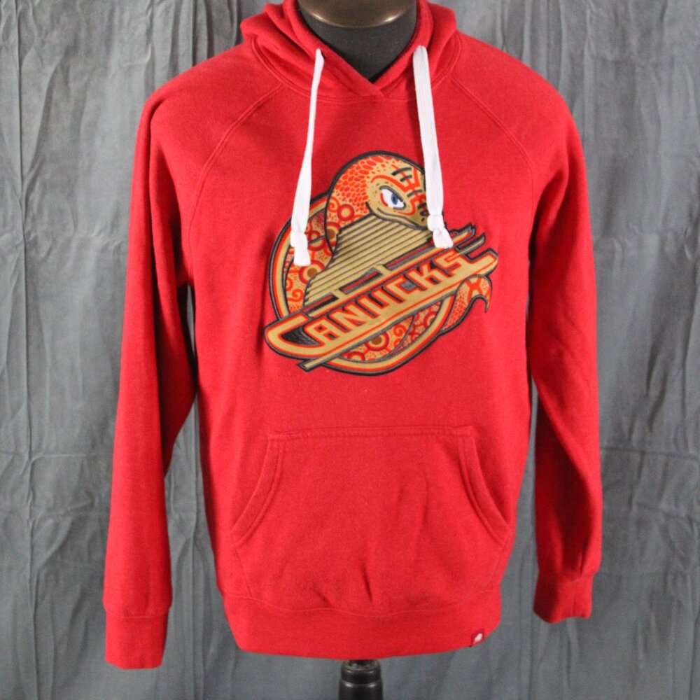 Vancouver Canucks Hoodie - Year of the Snake Speeding Skate Logo - Men's Medium